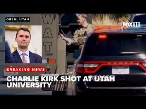 Charlie Kirk shot; live video from Utah Valley University