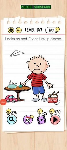 BRAIN TEST LEVEL 147 WALKTHROUGH WITH COMMENTARY