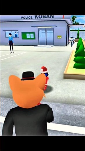 Baby santa dan paman catbutler😅🤣#viralvideos #sakuraschoolsimulator #trending #shorts #funny #fyp