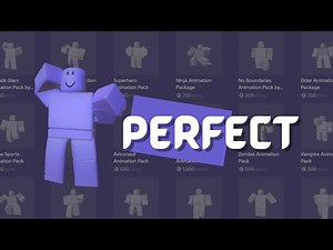Roblox's new animation pack is Perfectly Bug Free (CATWALK GLAM)