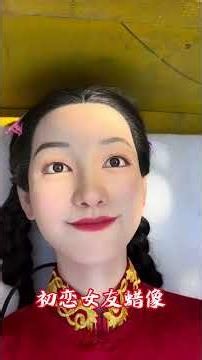 A custom wax figure of the first love, a photo to recreate the deceased lover #WaxFigure