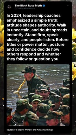 The Attitude That Commands the Room