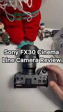 Honest beginner-level review of the Sony Cinema Line FX 30 Camera #sonyfx30 #shorts