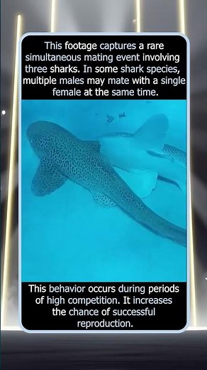 This Footage Captures a Rare Simultaneous Mating Event Involving Three Sharks.