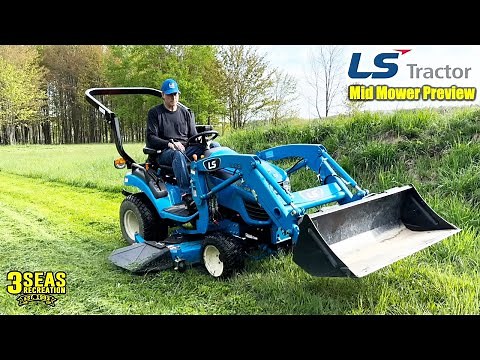 Sub-Compact Tractor 60" Mid Mower Deck - Is it good for mowing? LS MT122 & LS MT125 Series Tractor