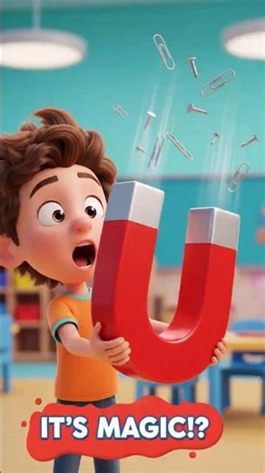 Is it Magic or Science? 🧲 (Magnets Explained) #shorts #shortsfeed ‪@KiscoLearning‬
