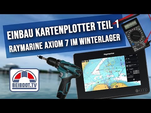 ⚓Fischfinder raus, Kartenplotter rein! Einbau auf meiner SeaRay 240 Sundancer Raymarine Axiom