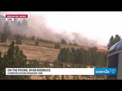 DNR says multiple crews are responding Spokane County fires