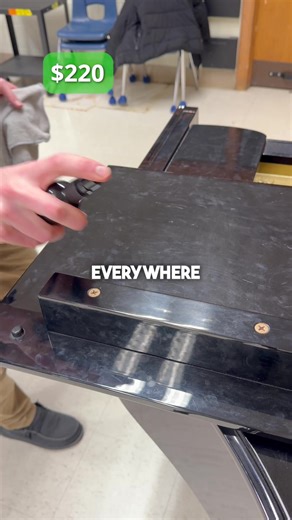 This high school piano was COVERED in fingerprints (day 20) | piano