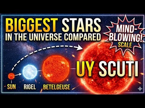 🌌 Biggest Stars in the Universe Compared (Mind-Blowing!)