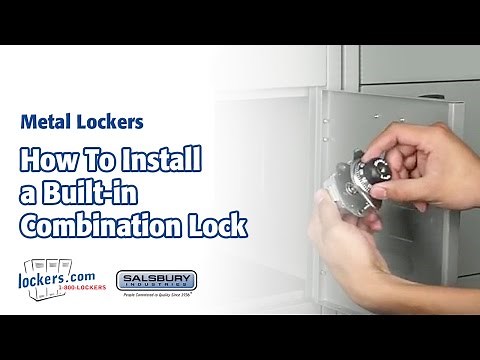 Lockers.com | How To Install a Built-In Combination Lock
