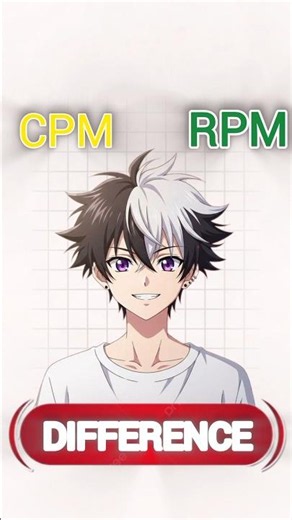 CPM And RPM Simple Explained💥#shorts