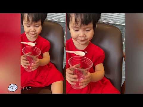 First Time Toddler Eats Alone | Adorable Baby Eating Compilation