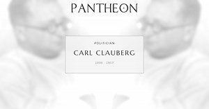 Carl Clauberg Biography | Pantheon