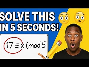 "How to Solve Modular Equations in Seconds — No Calculator Needed!"