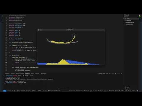 Falling Sand Simulator in C - SandSim