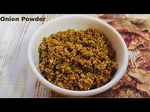 ONION POWDER RECIPE | how to make onion powder at home | Instant onion powder recipe