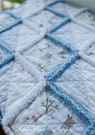 Joshua Rag Quilt Tutorial, Rag Quilting, Baby Quilts, Fluffy Seams, Quilt Tutorials, Memory Quilts, Beginner Friendly, Baby Gifts, DIY Quilt - Etsy
