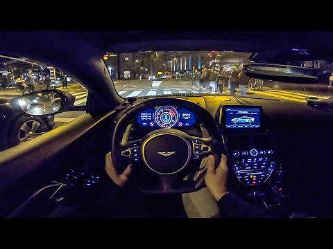 ASTON MARTIN DBS Superleggera NIGHT Drive POV by AutoTopNL