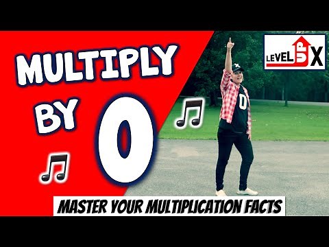 How to Multiply by 0 Song - [LEVEL UP X - Master Your Multiplication Facts]