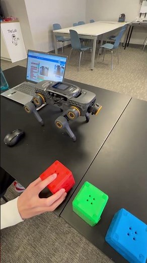 UGOT Robot - Coding AI Vision to recognize different coloured blocks