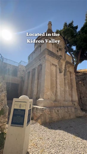 Absalom's Tomb in the Kidron Valley (King's Valley) is a first-century tomb that some scholars believe could be the resting place of Herod Agrippa. 🏛️🤔 As the grandson of King Herod the Great and the last Jewish king to rule Judea under Roman authority, Herod Agrippa's legacy is deeply intertwined with history 👑 Remarkably, Jesus also walked through the Kidron Valley on the night of His arrest, adding profound significance to this sacred area. "When He had finished praying, Jesus left with Hi