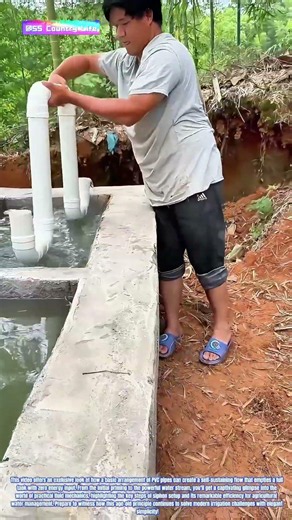 Gravity-Powered Drainage: How a Simple Siphon System Moves Water Effortlessly Without Pumps