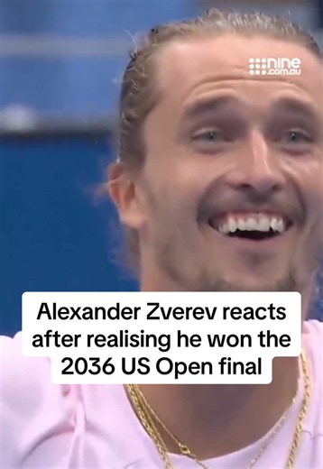 Alexander Zverev has won his second Grand Slam title of 2026, defeating Ben Shelton in four sets to claim the US Open! The best part? He didn't even realise he'd won in the moment, and his reaction is absolutely priceless. #usopen #tennis #sport #fyp #viral