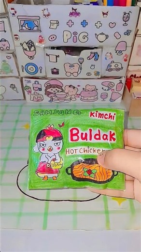 🔥DIY Buldak Curry 🍥✨Hot Spicy Noodles 🍜🤤 #shorts #ramen #buldak #diy #asmr