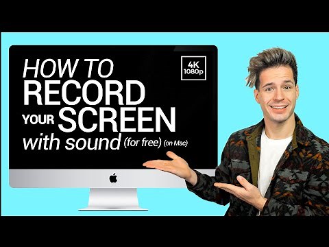 How to SCREEN RECORD with SOUND (on MAC) | FREE Screen Recording + MIC Audio (NOT COMPUTER AUDIO)