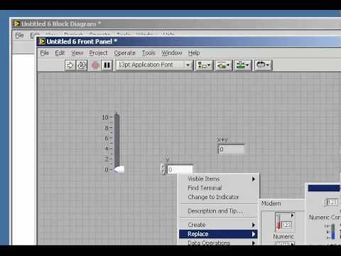LabVIEW Tips: Replace default numerical control with a pointer slide