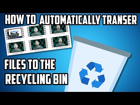 How to Automatically Move Files to the Recycling Bin for Windows Users!