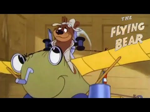 The Flying Bear 1941 MGM Barney Bear Cartoon Short Film | Review