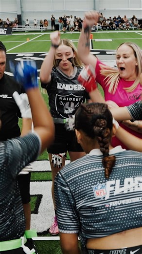 One week out until NIAA Girls Flag Football Championships... | Las Vegas Raiders