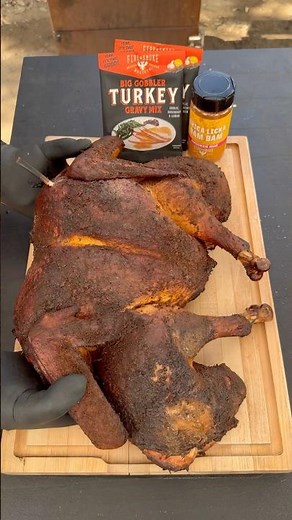 Smoked Cajun injected turkey