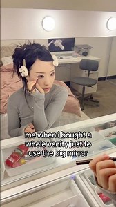 I need to be an inch away from the mirror to see,,, #meimazing #makeup #hair #bangs #hushcut