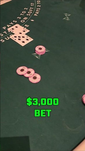 Craziest Double Down in Blackjack History... 😳