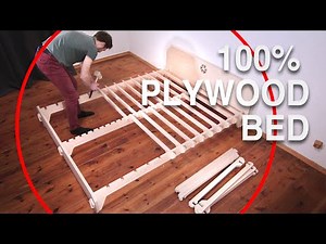 How To Make A 100% Plywood BED - ARIBABOX