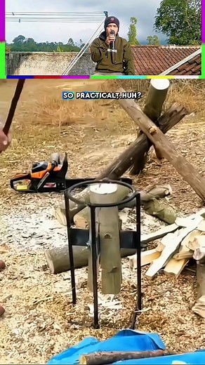 107K views · 464 reactions | fast process of splitting wood #Tipsandtricks #Tutorials #Creativeidea #Practicalway #uniqe #Genius #woodworking #carpentryideas #woodcraf | Mang Bay | Facebook