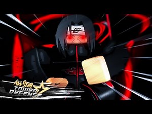 Lvl 80 Itachi is a WALMART NETERO on All Star Tower Defense | Roblox