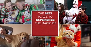 Tomorrow, Monday, Dec. 13th, will be the last chance for pet photos with Santa! We hope you'll bring your 4-legged family members out for a photo from 4pm-7pm! ❤️ Visit our website for details: https://bit.ly/3ECybpL | CherryVale Mall | Facebook