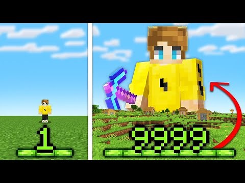 Minecraft, But Your XP = Your Size..