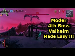 How to beat Moder Boss Fight Valheim 4th Boss very easy :)