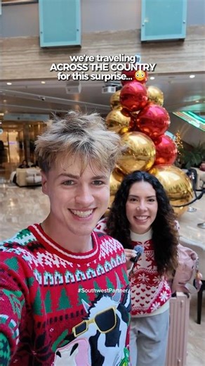 #ad travel is THE BEST gift! 🥹 @southwestair #SouthwestUnwrapTheJoy #SouthwestPartner