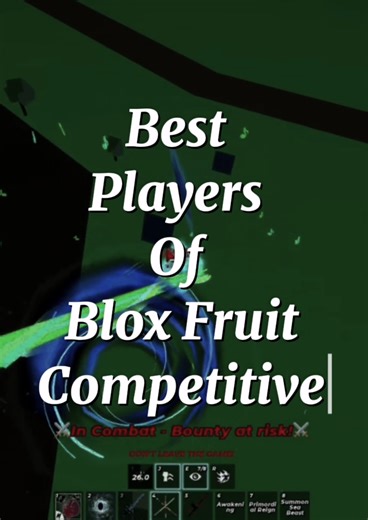 Top Blox Fruit Competitive Player Revealed!