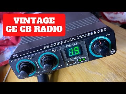 Vintage GE CB Radio Model 3-5809D