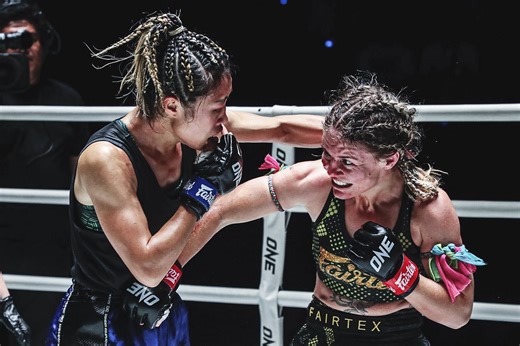 FREE FULL FIGHT: Hong Kong star Yu Yau Pui gets into brutal Muay Thai dance against Celest Hansen in Bangkok