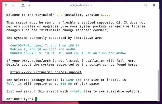 How to install Virtualmin on Ubuntu 20.04 for a cPanel/CentOS-like web hosting control panel - TechRepublic