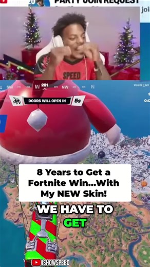 Speed's Fortnite journey is wild! Stream snipers, fails, and epic moments. Can he clutch the W? #IShowSpeed #Fortnite #Gamer #Streamer #Gaming