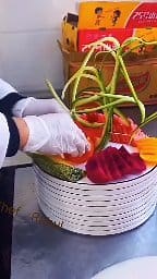 18K views · 21 reactions | Carving expertise: garnish design, Thai artistry, fruit, soap, food, woodworking, and wood carving, featuring specialized tools and techniques. #garnishtumpeng #thaicarving #carvingart #carvingfruit #soapcarving #carvingtools #foodcarving #woodworking #carvingwood #woodcarving | Chef Rahul Pandey Art | Facebook